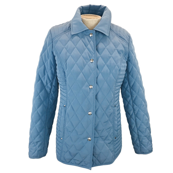 Northern Reflections Blue Quilted Jacket Coat S - Picture 2 of 6
